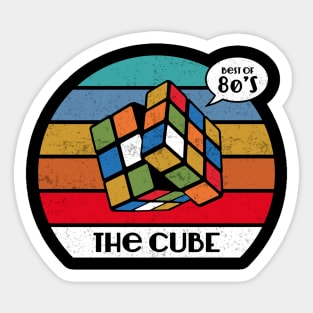 Best of 80s Rubik's Cube Sticker